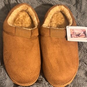 Cozy Tan Slippers